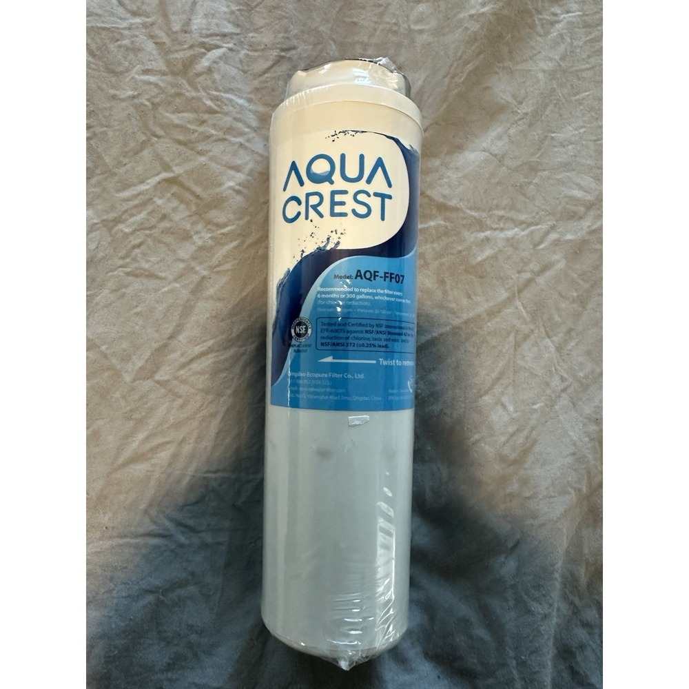 Aqua Crest AQF-FF07 Replacement Refrigerator Water Filter-Sealed No‎ Box